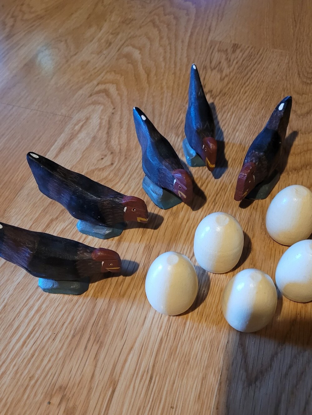 Vintage Wooden Birds